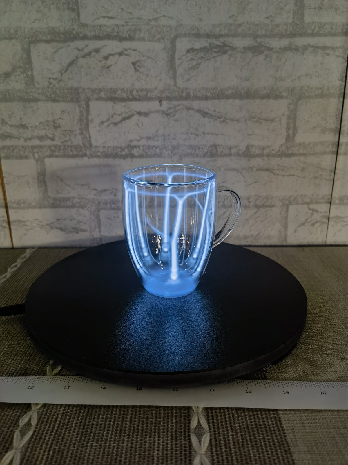 Plasma Ball Glasses Set — Touch-Reactive Luminous Cups (Set of 3)