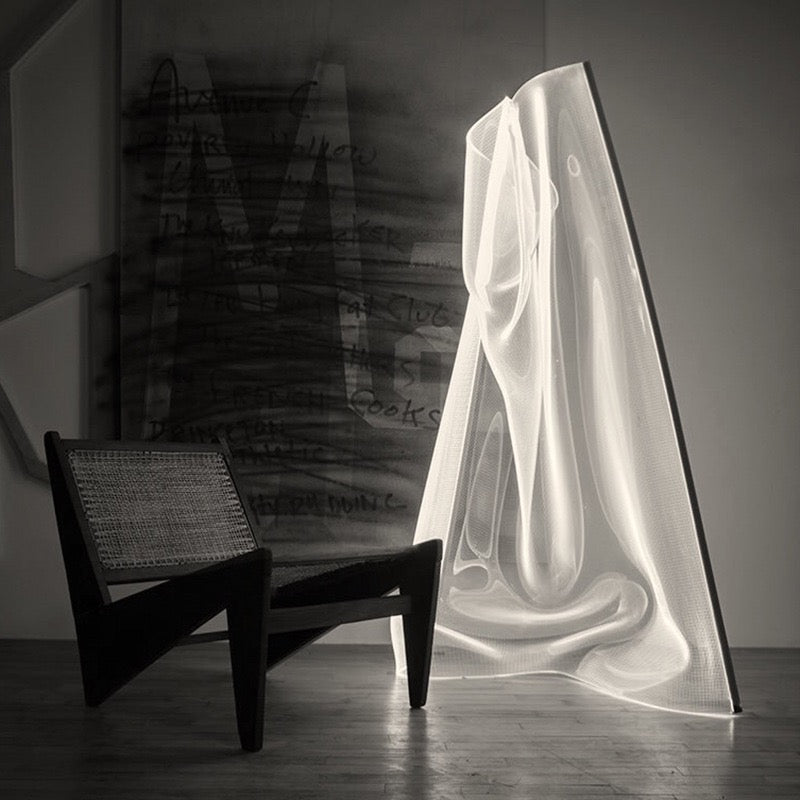 Modern Geometric Acrylic LED Floor Lamp