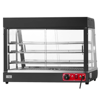 Commercial Stainless Steel Heated Food Display Showcase — 3-Tier image preview
