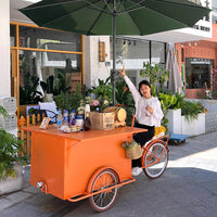 Electric Cargo Tricycle Coffee Bike — Mobile Food Cart image preview