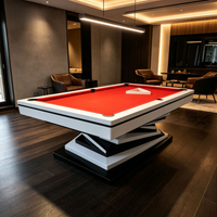 Vista previa de la imagen de Custom-Design Solid Wood Pool Table — Slate Bed Billiard Table