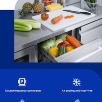 Commercial Undercounter Drawer Refrigerator — GN Chiller image preview