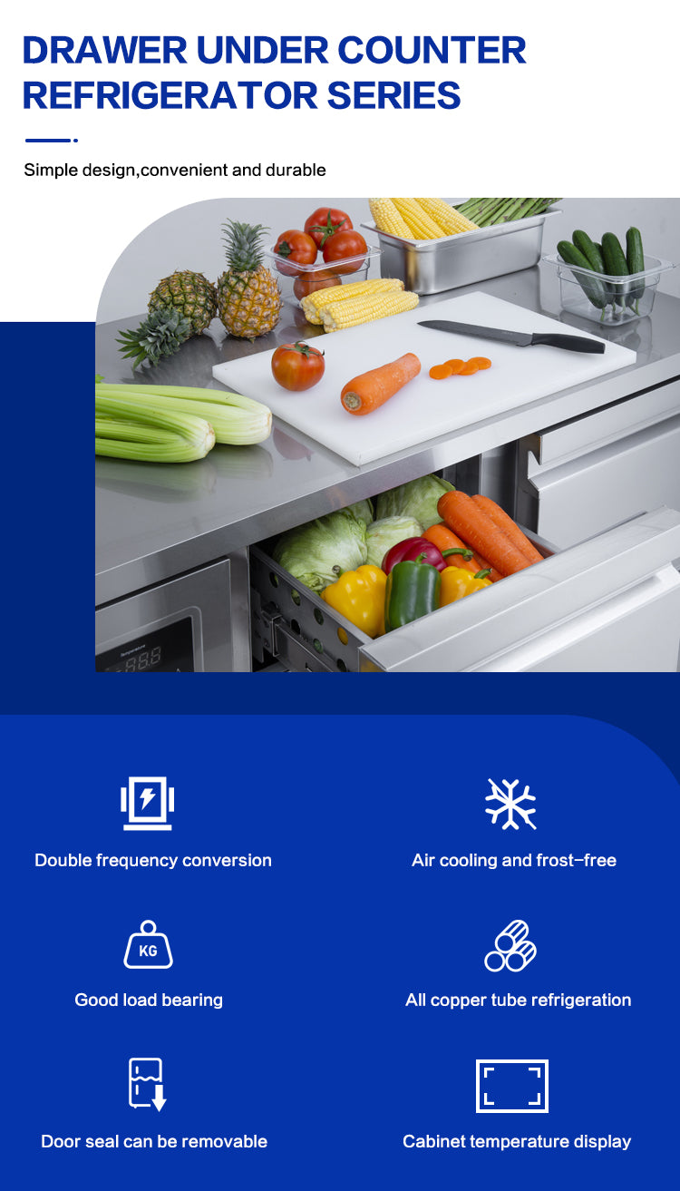 Commercial Undercounter Drawer Refrigerator — GN Chiller
