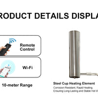Instant Tankless Electric Water Heater — 7 kW WiFi App Control — превью изображения
