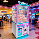 Commercial Claw Machine Prize Vending Cabinet with Bill Acceptor