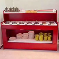 Commercial Wrought Iron Condiment Station — Self-Service Sauce Bar Counter image preview