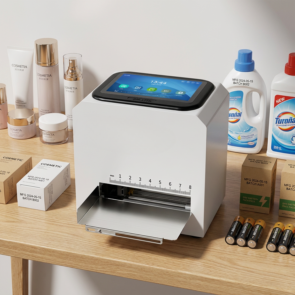 Benchtop Static Inkjet Coder — 600 DPI Touchscreen