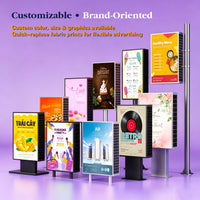 Solar-Powered LED Light Box — Outdoor Advertising Sign image preview