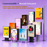 Solar-Powered LED Light Box — Outdoor Advertising Sign