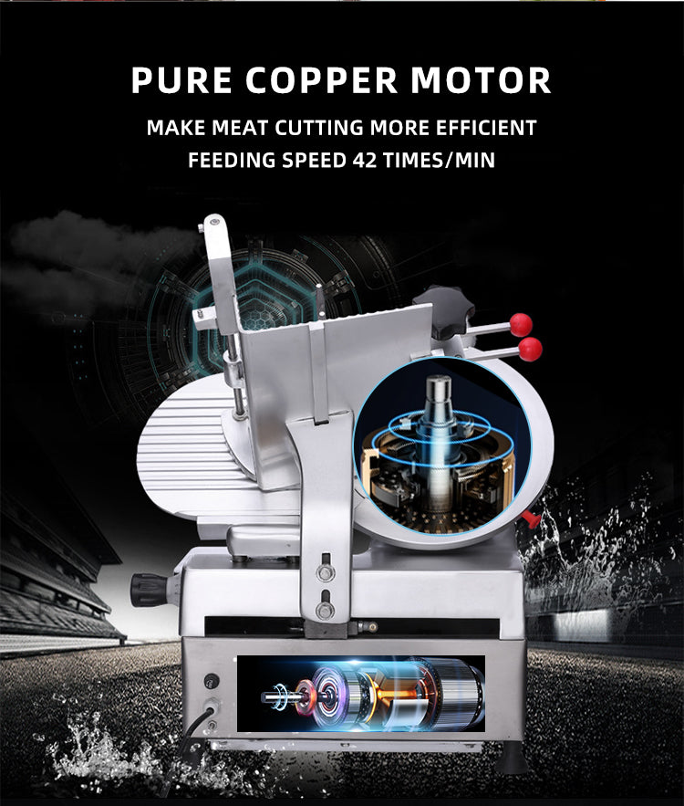 Commercial Automatic Frozen Meat Slicer — 300 mm Blade