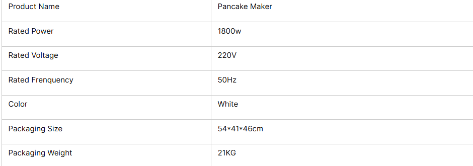 Commercial Electric Roti & Pancake Maker Machine