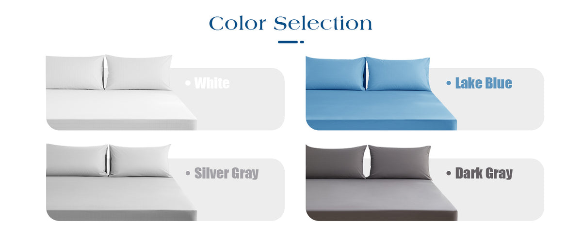 Organic Cotton Grounding Fitted Sheet — Silver-Fiber Earthing