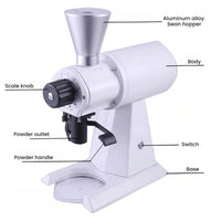 Commercial 98mm Flat Burr Coffee Grinder — 1000W image preview