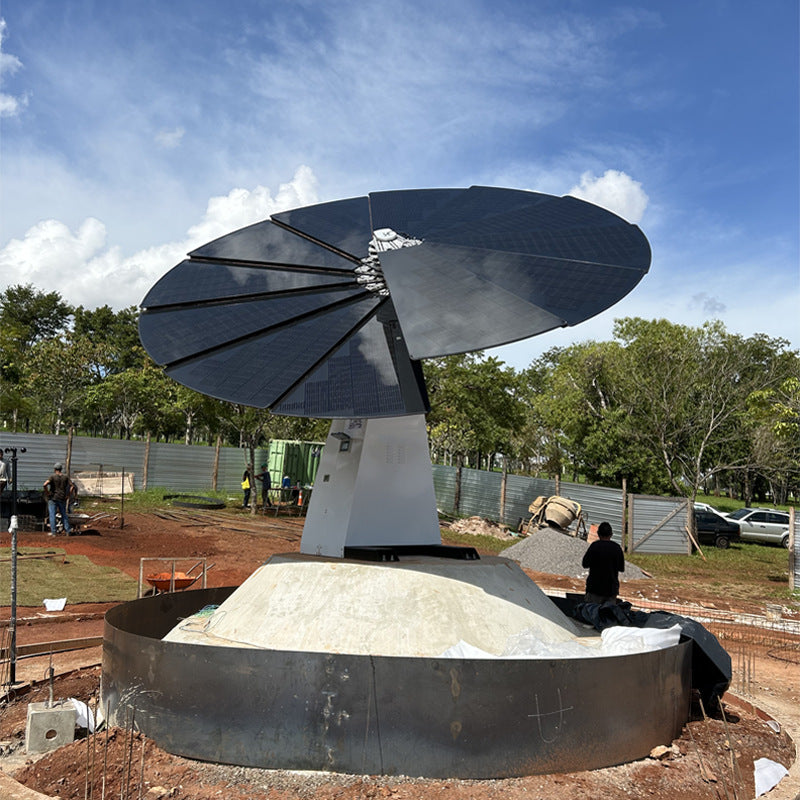 Smart Sunflower Solar Tracking System — MPPT, Battery & Inverter