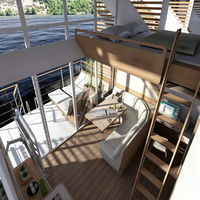 Vista previa de la imagen de Aluminum Pontoon House Boat — 11 m Luxury Barge