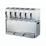 6-Bowl Commercial Juice Dispenser — Hot & Cold, 10 L Bowls