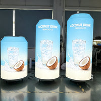 Can-Shaped Cylinder LED Video Display — Custom Digital Signage image preview