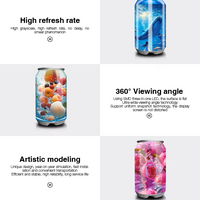 Cylindrical Can-Shaped LED Display — Custom Digital Signage Column image preview