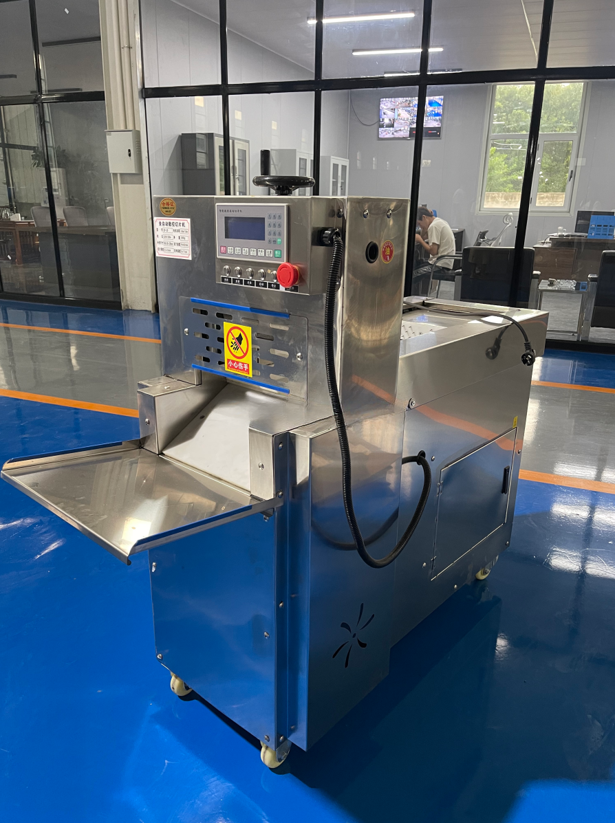 Frozen Meat Roll Cutting Machine — Automatic Beef & Mutton Slicer