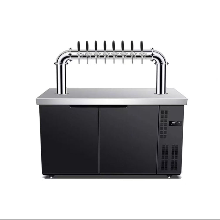Commercial Draft Beer Cooler & Dispenser — 2–10 Taps