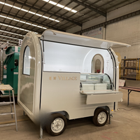 Enclosed Mobile Food Trailer — Towable Concession Cart image preview