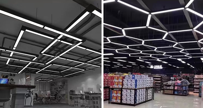 Linear LED Pendant Light — Modular Aluminum Profile