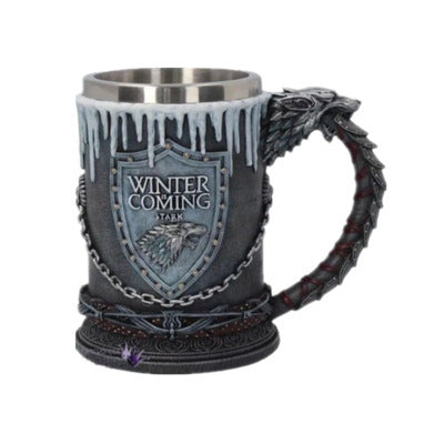 Stainless Steel Fantasy Goblets & Tankards