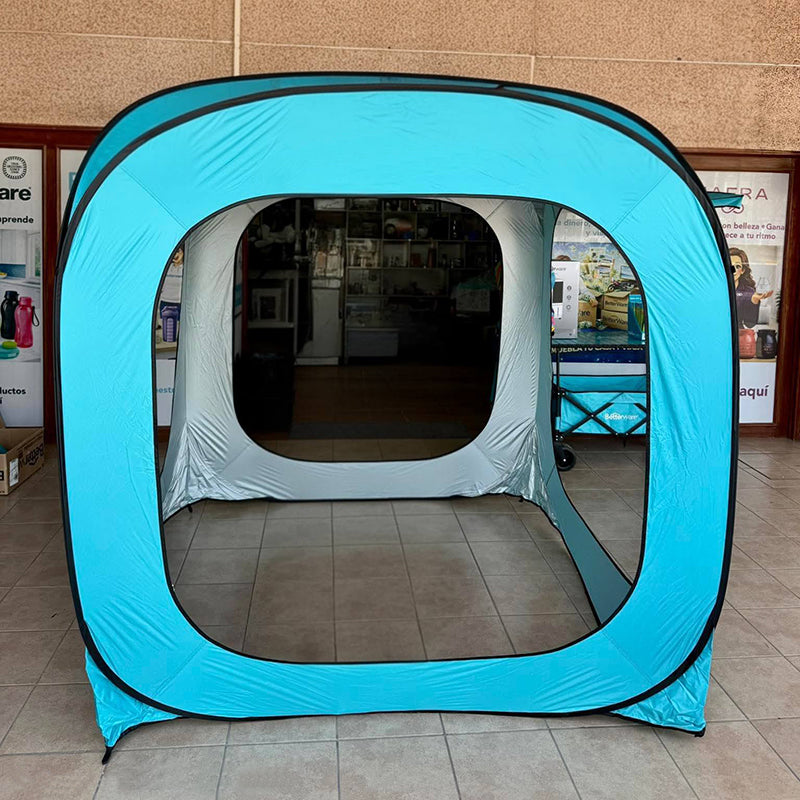 Pop-Up Beach Cabana Sun Shelter — Waterproof UV-Protection Tent