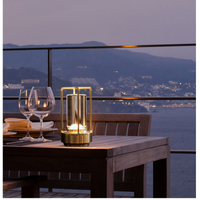 Cordless Rechargeable LED Table Lamp — Touch Dimmable, Aluminum image preview