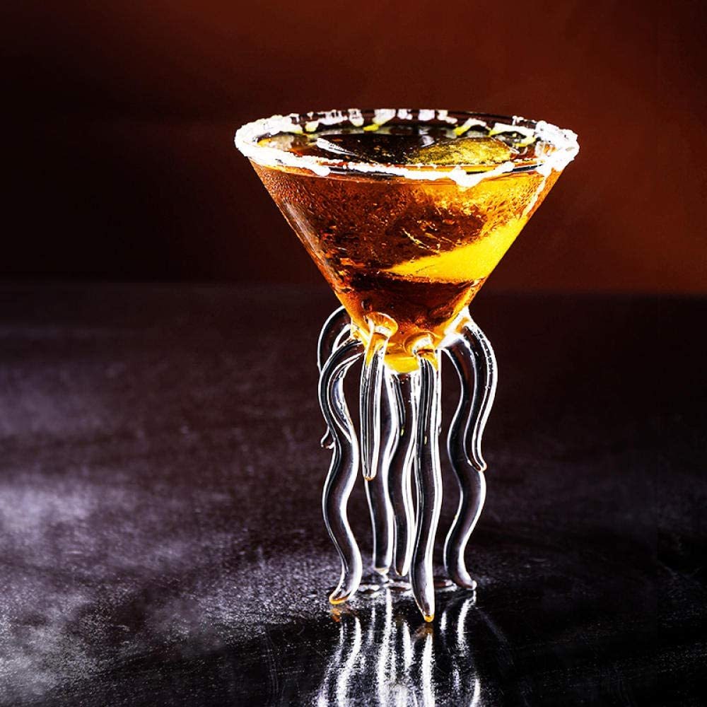 Jellyfish 3D Cocktail Glass — Lead-Free Borosilicate