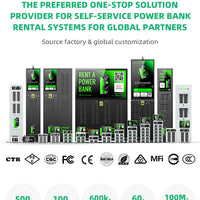24-Slot Shared Power Bank Vending Station with Advertising Screen image preview