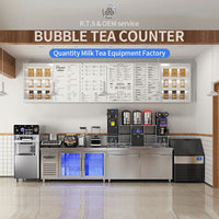 Bubble Tea Prep Counter with Built-In Refrigeration image preview