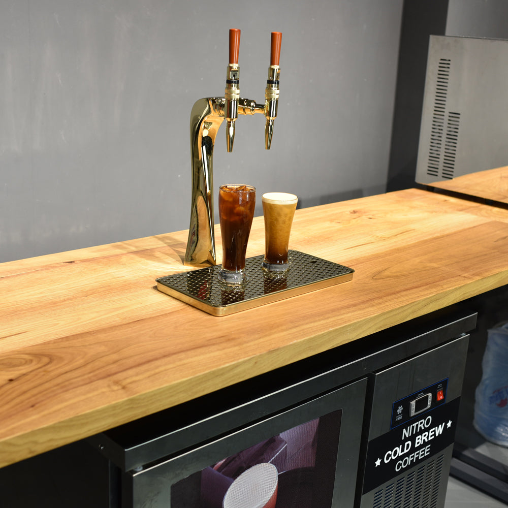Commercial Nitro Cold Brew Coffee Dispenser with Built-In Nitrogenator