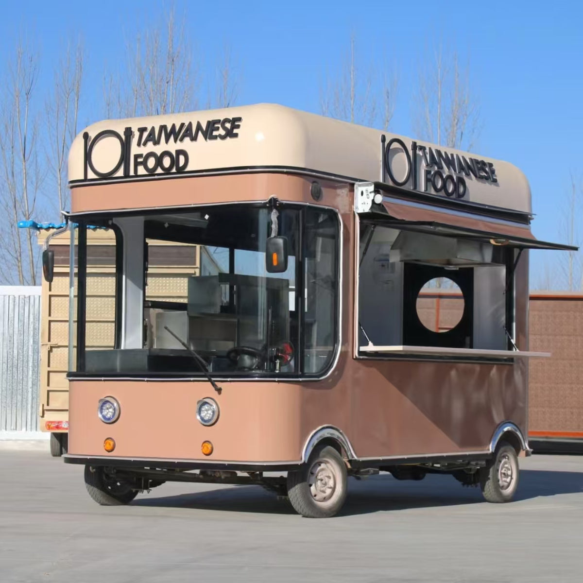 Commercial Mobile Food Trailer with Full Kitchen — BBQ & Bar