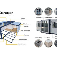 Vista previa de la imagen de Expandable Container House — Flat-Pack Modular Cabin