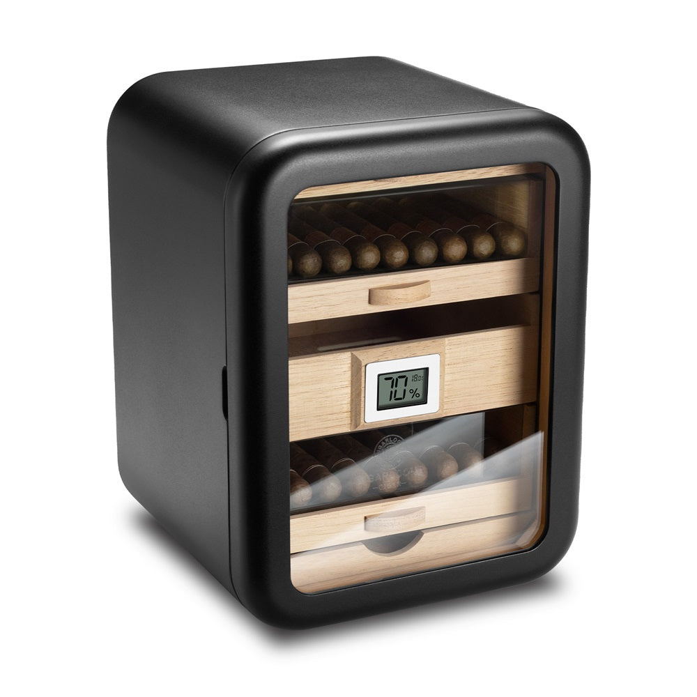 Cedar-Lined Cigar Humidor Cabinet — 110-Cigar Capacity