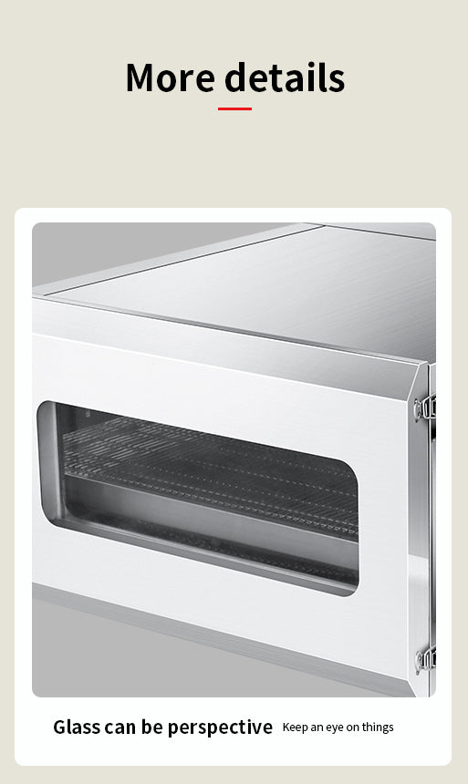 Commercial Electric Reciprocating Chain Baking Oven — Touch Screen