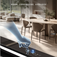 Downdraft Island Range Hood with Recirculation Filtration and Tabletop Lifting image preview