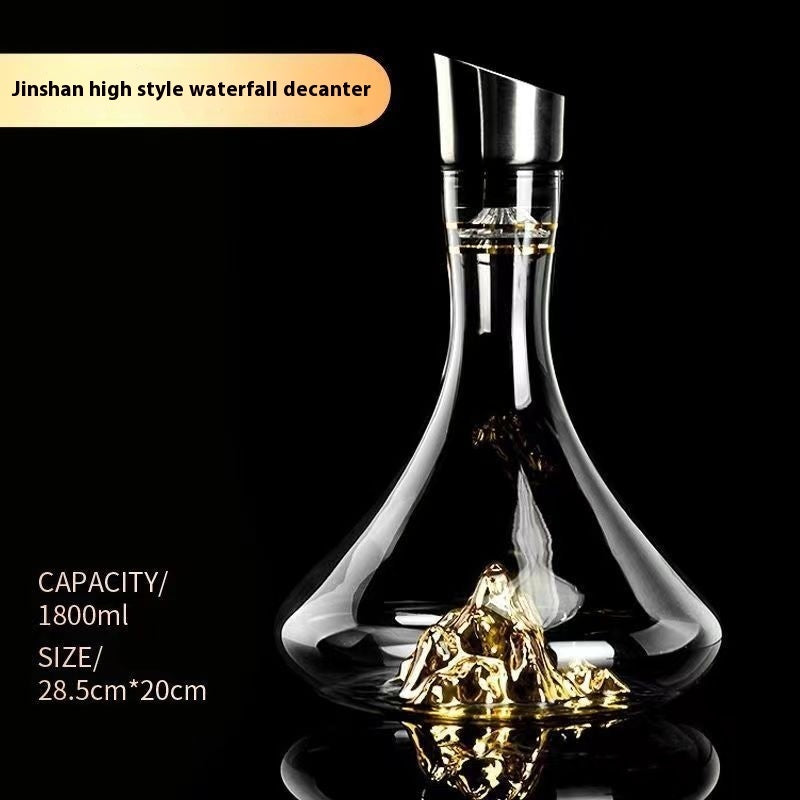 Waterfall Wine Decanter — Iceberg & Jinshan Collection