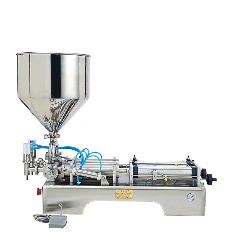 Semi-Automatic Piston Filling Machine — Single-Head Liquid & Paste