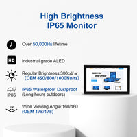 Industrial IP65 Waterproof Capacitive Touch Screen Monitor image preview