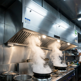 Commercial Ventless Exhaust Hood — ESP + HEPA Recirculating System