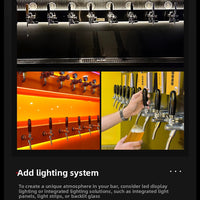 Commercial Draft Beer Dispenser — Air-Cooled Multi-Tap System image preview