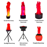 Artificial Silk LED Flame Light — 30 cm, Remote Control image preview