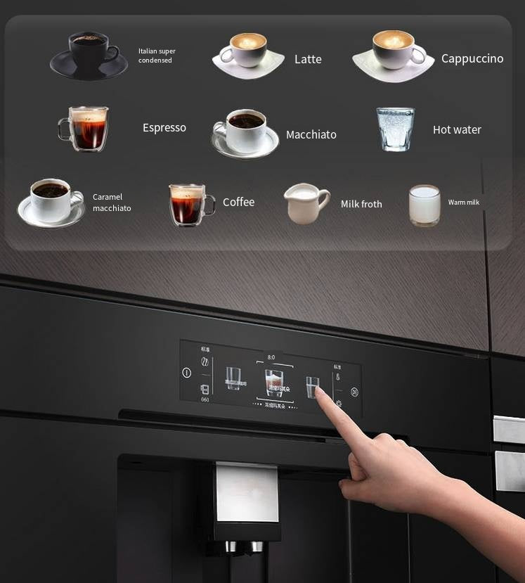 Built-In Automatic Espresso Machine — Touchscreen, 19-Bar