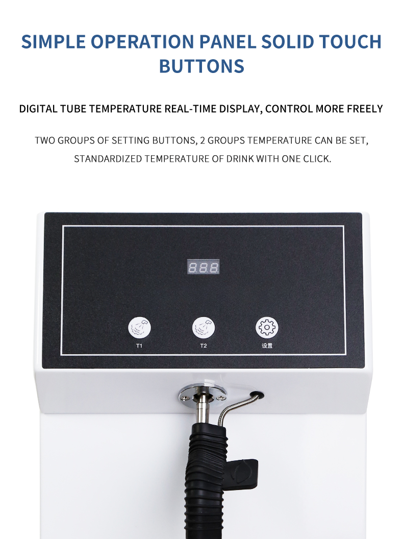 Commercial Electric Milk Steamer — 5L Stainless Steel Steam Frother