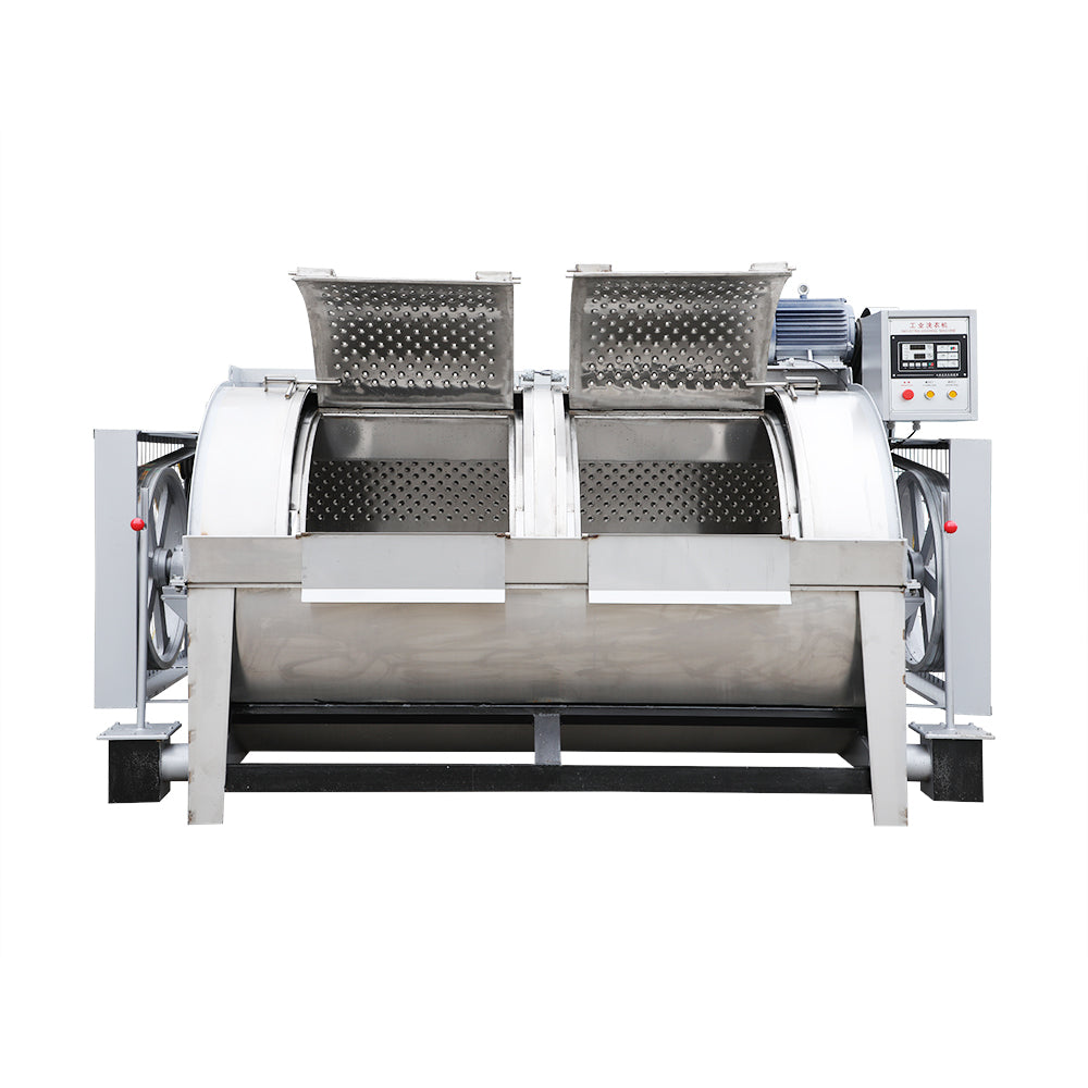 Commercial Industrial Washing Machine — Horizontal, Steam-Heated