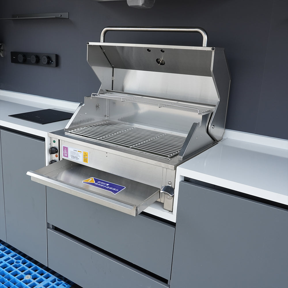 Modular Outdoor Kitchen — Aluminum BBQ Pod Unit