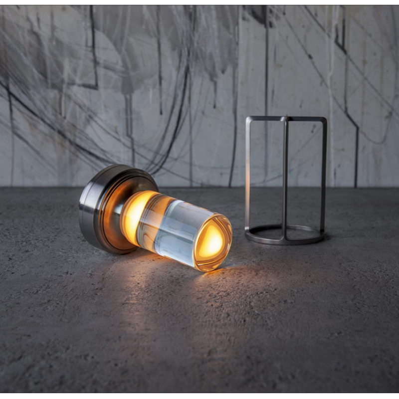 Cordless Rechargeable LED Table Lamp — Touch Dimmable, Aluminum