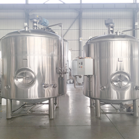 Bright Beer Tank — Jacketed 304 Stainless Storage Vessel image preview